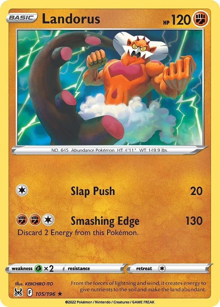 Image for Landorus (105/196) [SWSH11: Lost Origin] - Pokemon