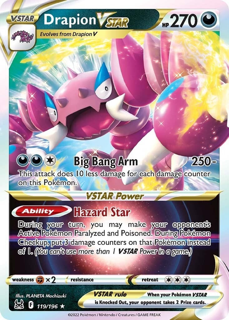 Image for Drapion VSTAR (119/196) [SWSH11: Lost Origin] - Pokemon