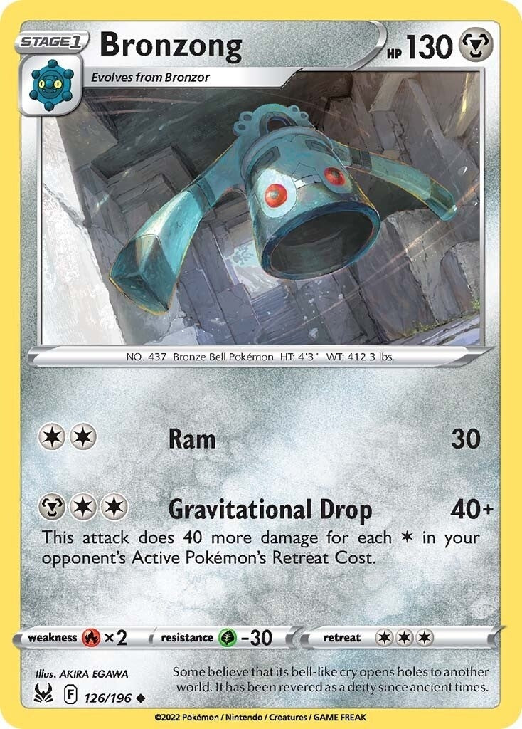 Image for Bronzong (126/196) [SWSH11: Lost Origin] - Pokemon