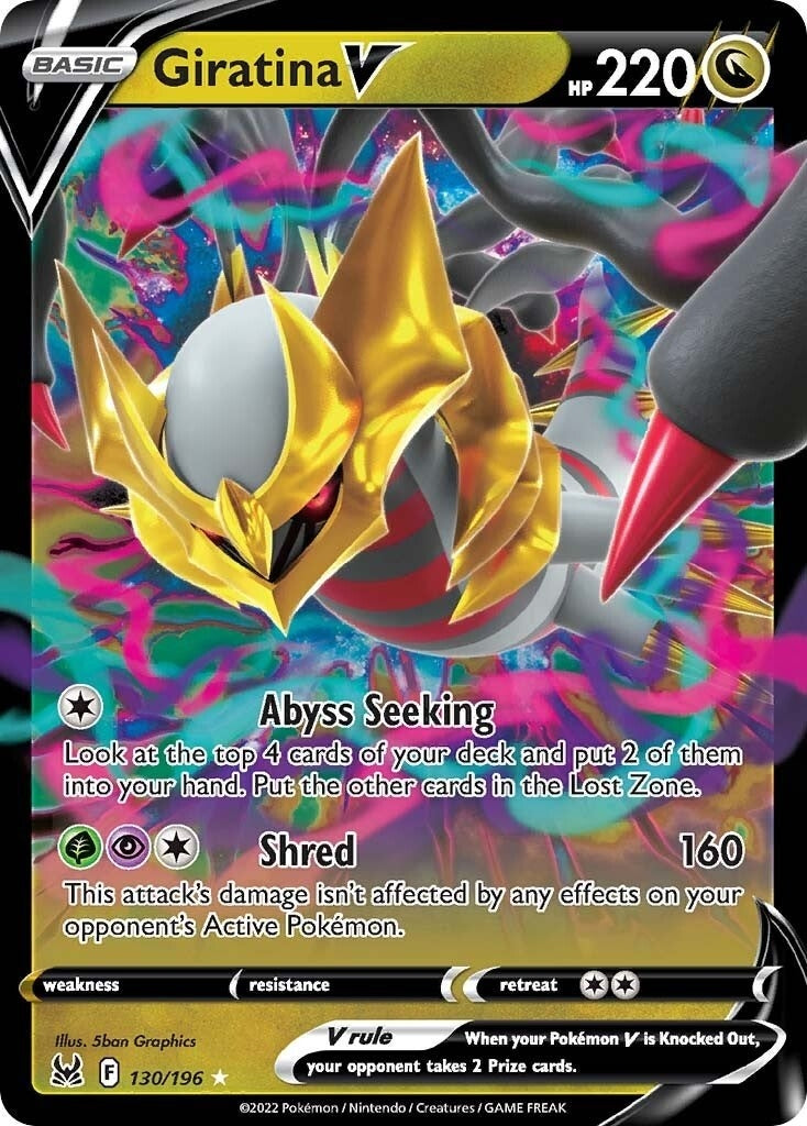 Image for Giratina V (130/196) [SWSH11: Lost Origin] - Pokemon