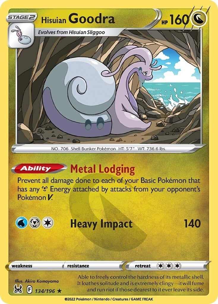 Image for Hisuian Goodra (134/196) [SWSH11: Lost Origin] - Pokemon