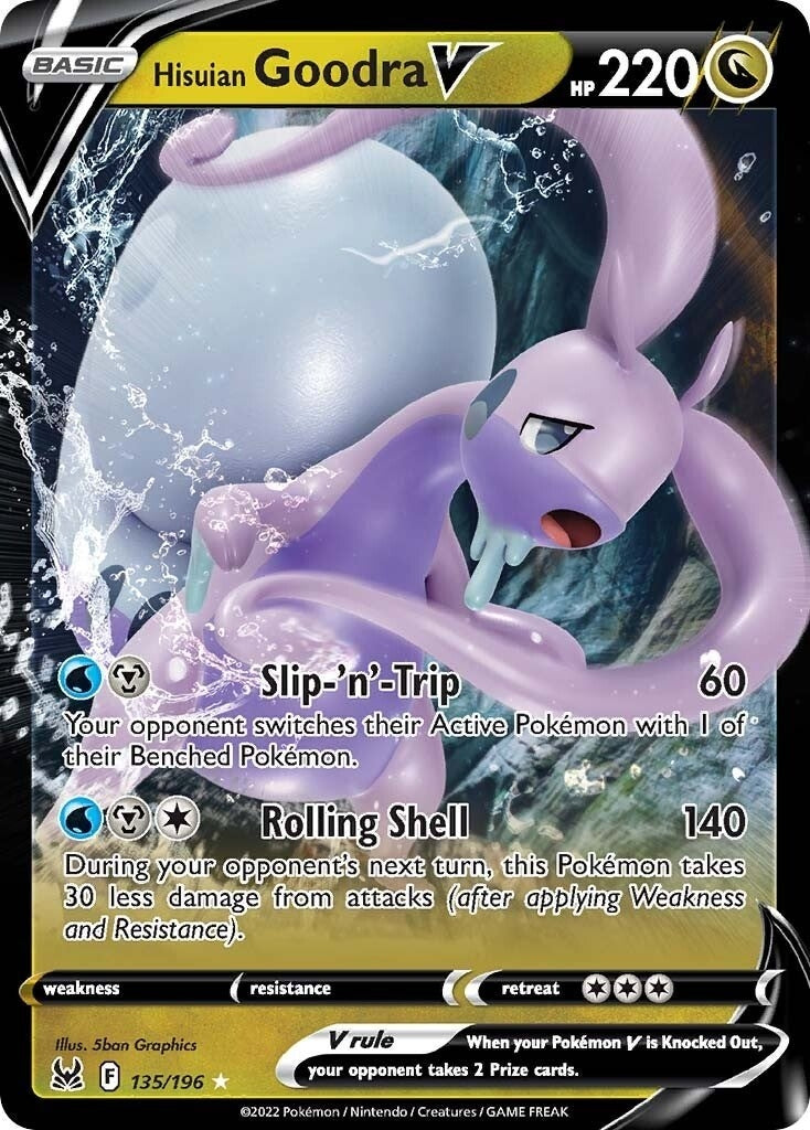 Image for Hisuian Goodra V (135/196) [SWSH11: Lost Origin] - Pokemon