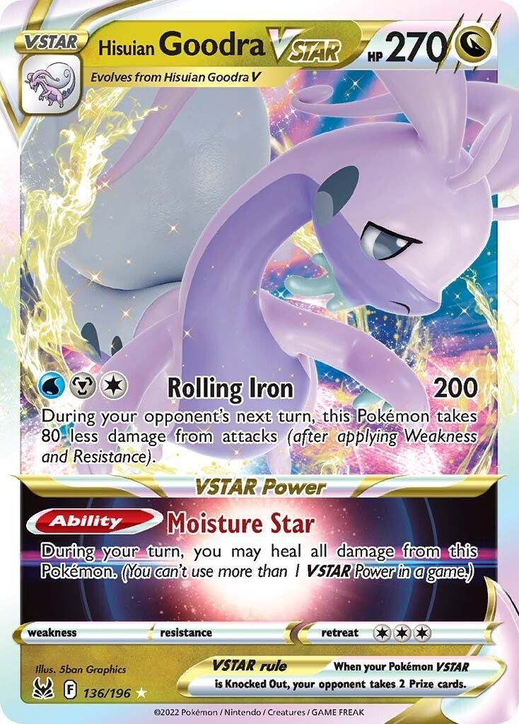 Image for Hisuian Goodra VSTAR (136/196) [SWSH11: Lost Origin] - Pokemon