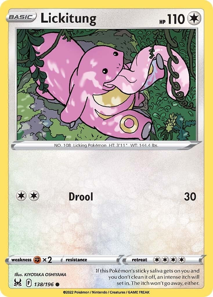 Image for Lickitung (138/196) [SWSH11: Lost Origin] - Pokemon