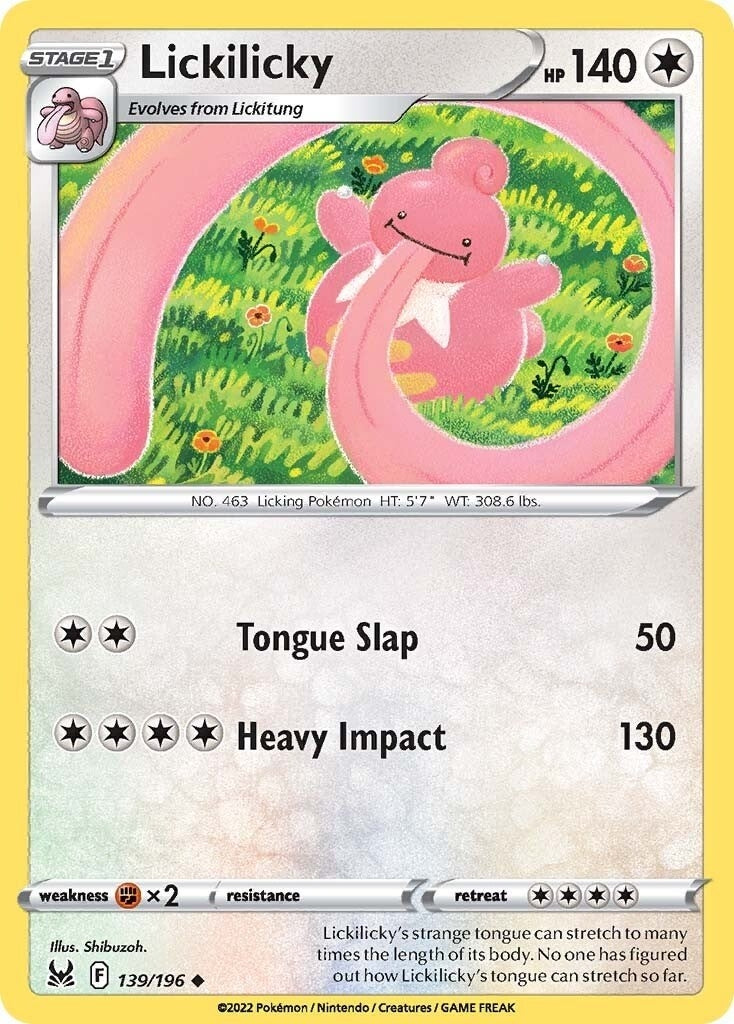 Image for Lickilicky (139/196) [SWSH11: Lost Origin] - Pokemon