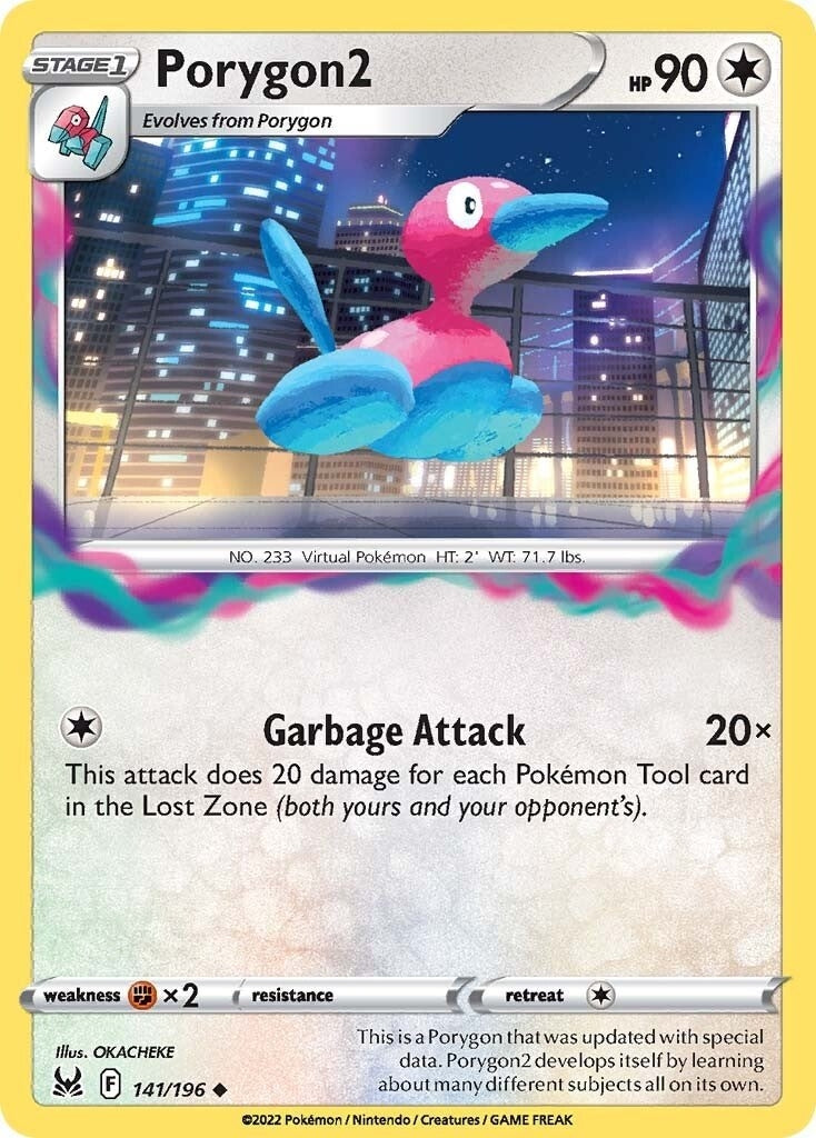 Image for Porygon2 (141/196) [SWSH11: Lost Origin] - Pokemon