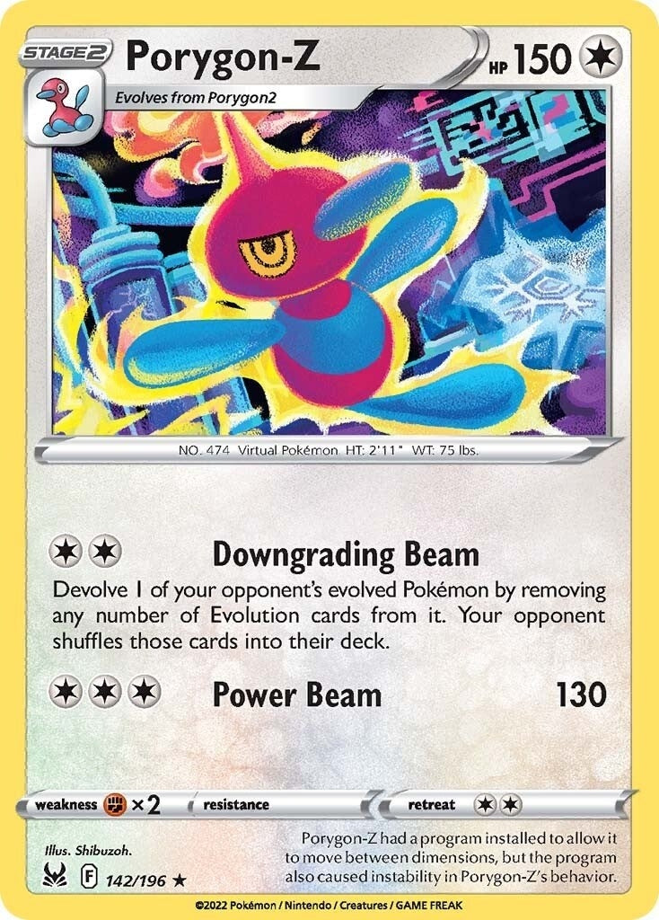 Image for Porygon-Z (142/196) [SWSH11: Lost Origin] - Pokemon