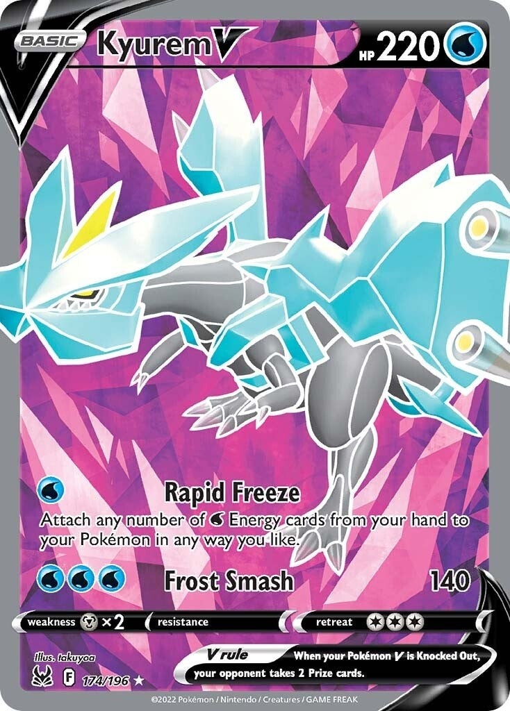 Image for Kyurem V (Full Art) (174/196) [SWSH11: Lost Origin] - Pokemon