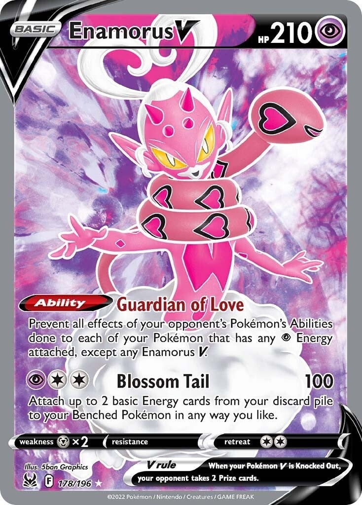 Image for Enamorus V (Full Art) (178/196) [SWSH11: Lost Origin] - Pokemon