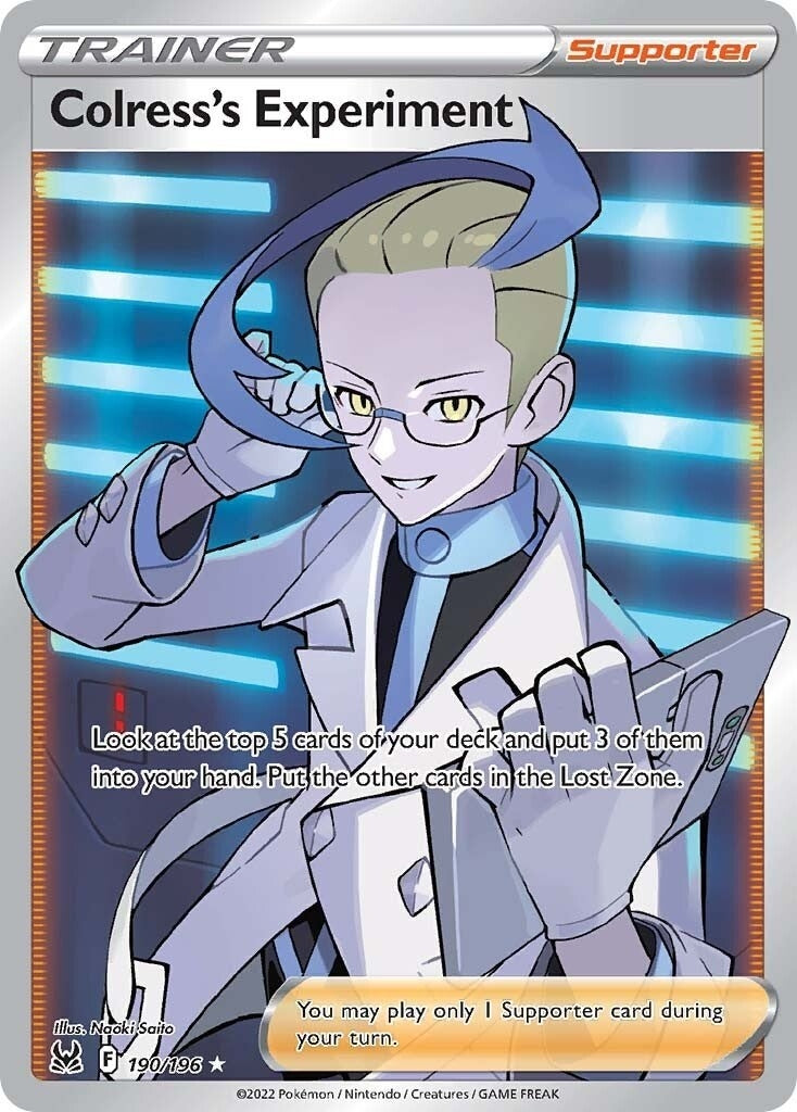 Image for Colress's Experiment (Full Art) (190/196) [SWSH11: Lost Origin] - Pokemon