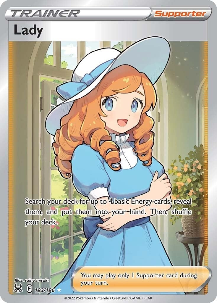 Image for Lady (Full Art) (193/196) [SWSH11: Lost Origin] - Pokemon