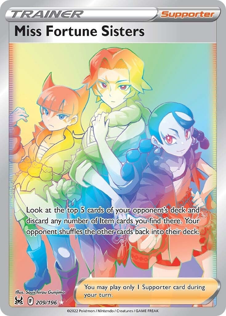Image for Miss Fortune Sisters (Secret) (209/196) [SWSH11: Lost Origin] - Pokemon