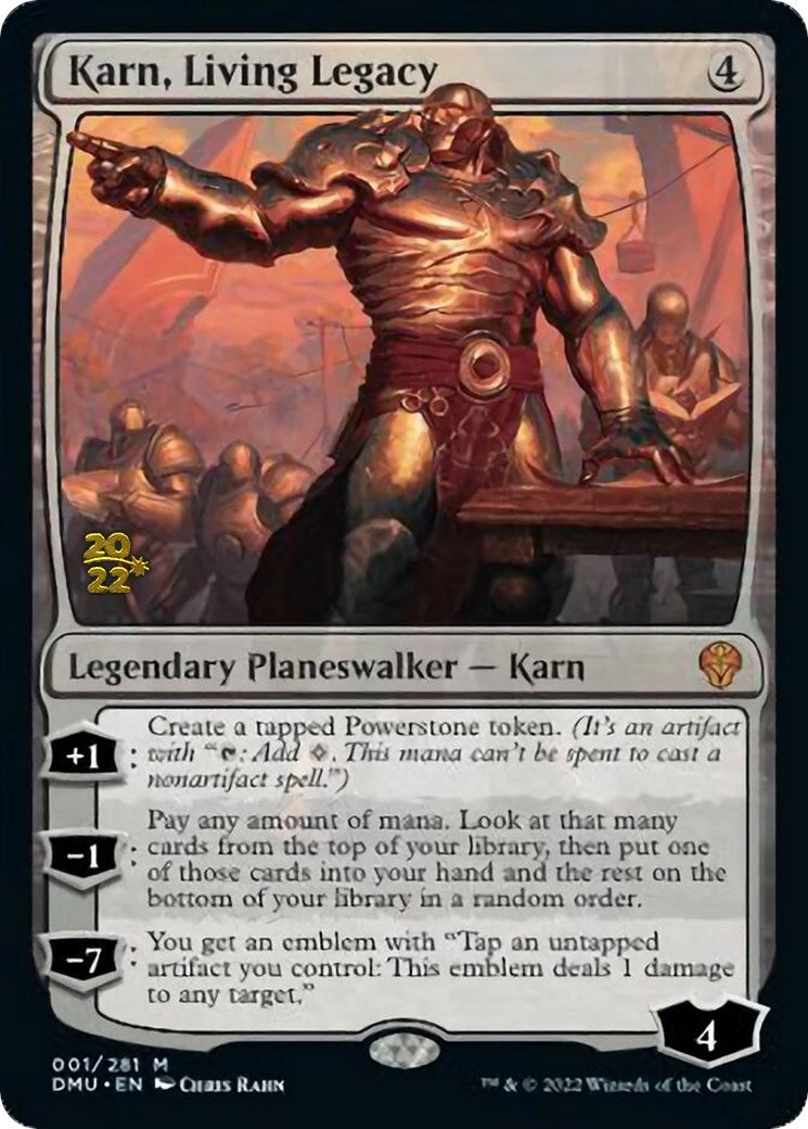 Image for Karn, Living Legacy (1) [Prerelease Cards] - Magic: The Gathering