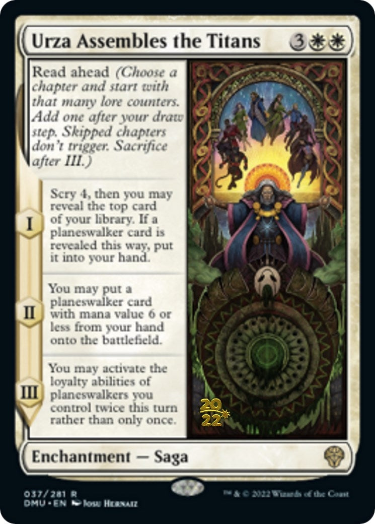 Image for Urza Assembles the Titans (37) [Prerelease Cards] - Magic: The Gathering