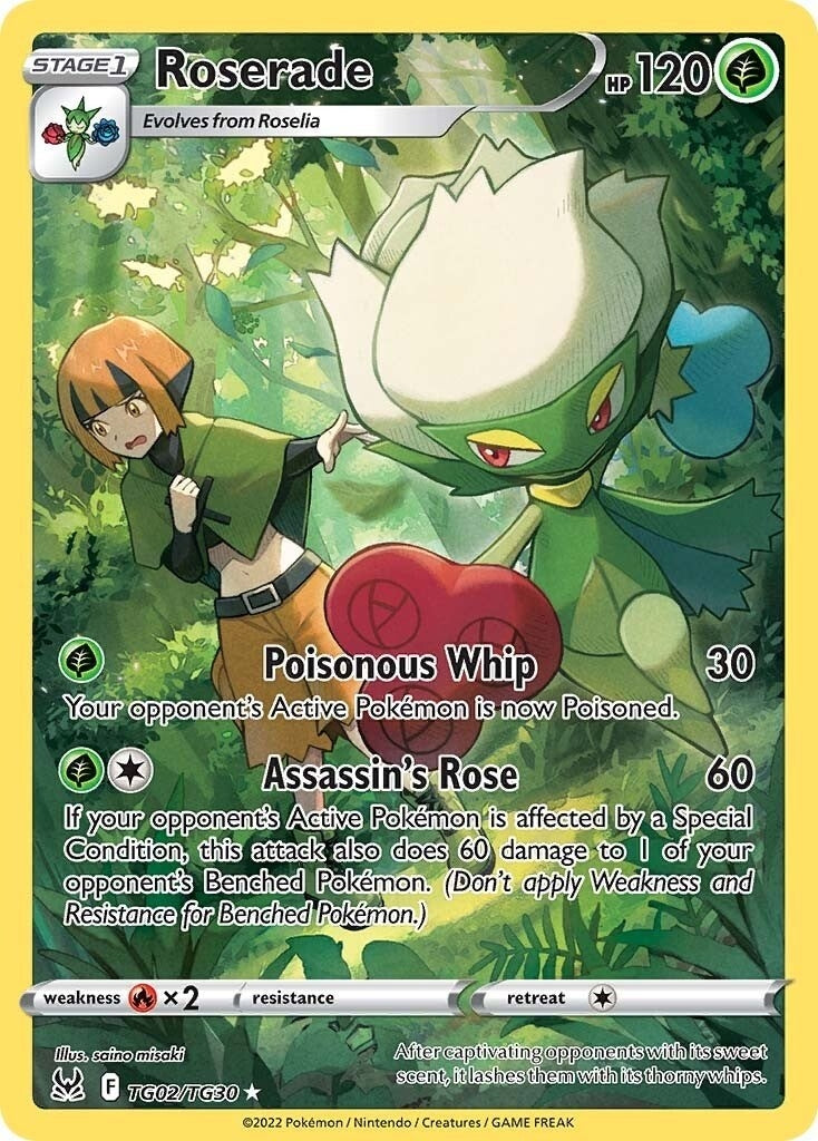Image for Roserade (TG02/TG30) [SWSH11: Lost Origin Trainer Gallery] - Pokemon