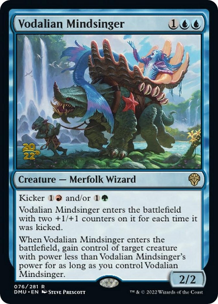 Image for Vodalian Mindsinger (76) [Prerelease Cards] - Magic: The Gathering