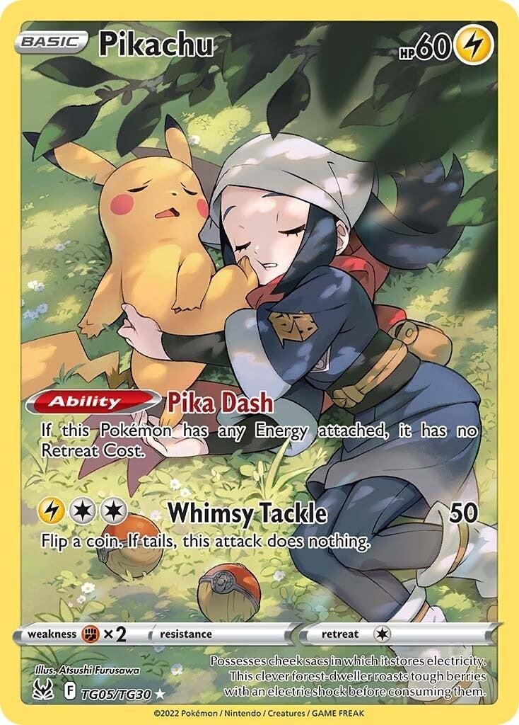 Image for Pikachu (TG05/TG30) [SWSH11: Lost Origin Trainer Gallery] - Pokemon