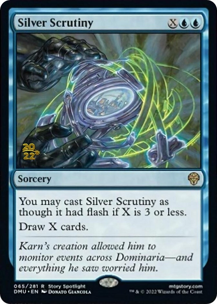 Image for Silver Scrutiny (65) [Prerelease Cards] - Magic: The Gathering