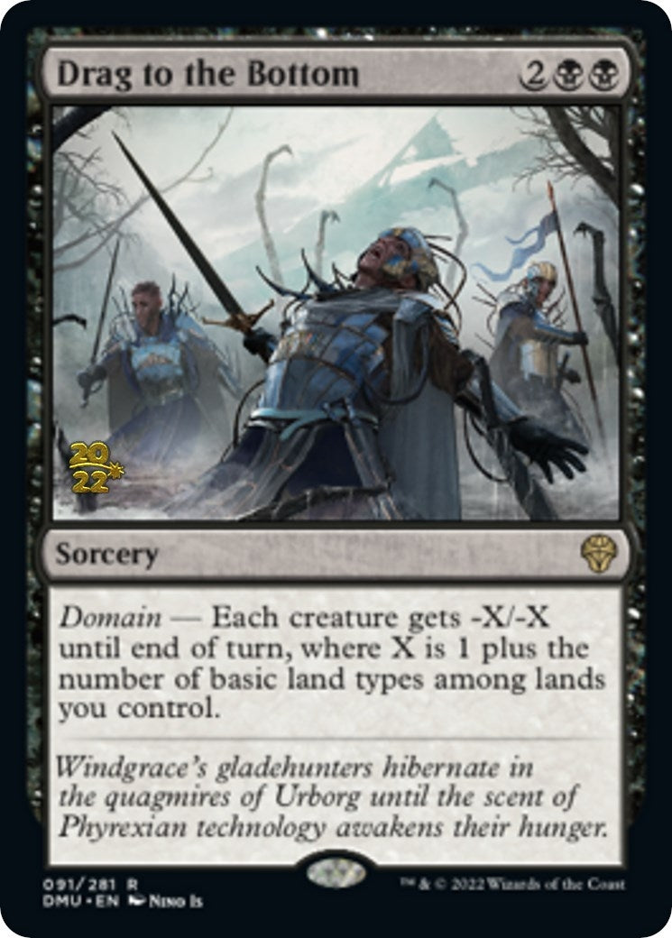 Image for Drag to the Bottom (91) [Prerelease Cards] - Magic: The Gathering