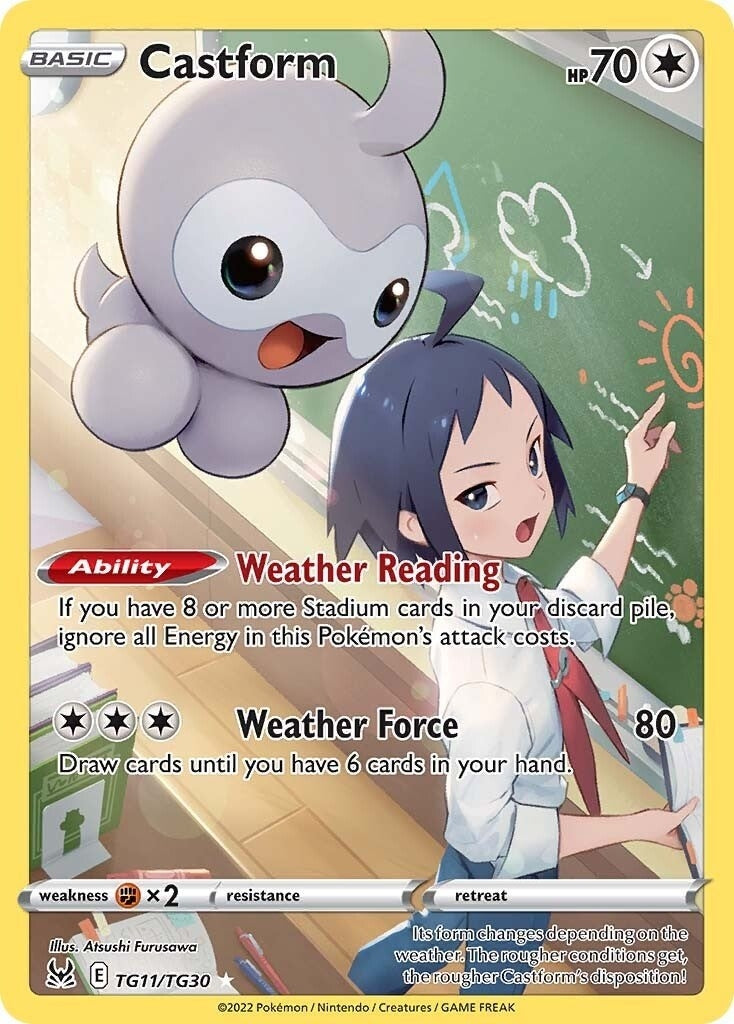 Image for Castform (TG11/TG30) [SWSH11: Lost Origin Trainer Gallery] - Pokemon