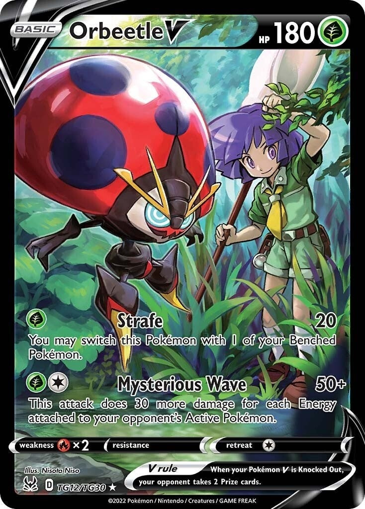Image for Orbeetle V (TG12/TG30) [SWSH11: Lost Origin Trainer Gallery] - Pokemon