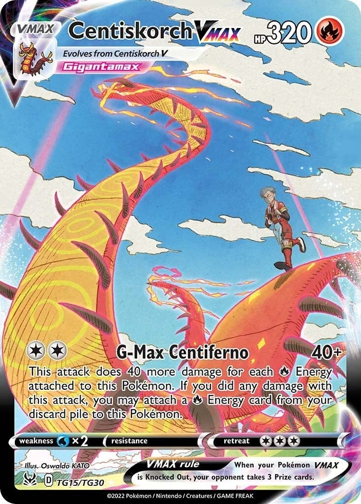 Image for Centiskorch VMAX (TG15/TG30) [SWSH11: Lost Origin Trainer Gallery] - Pokemon