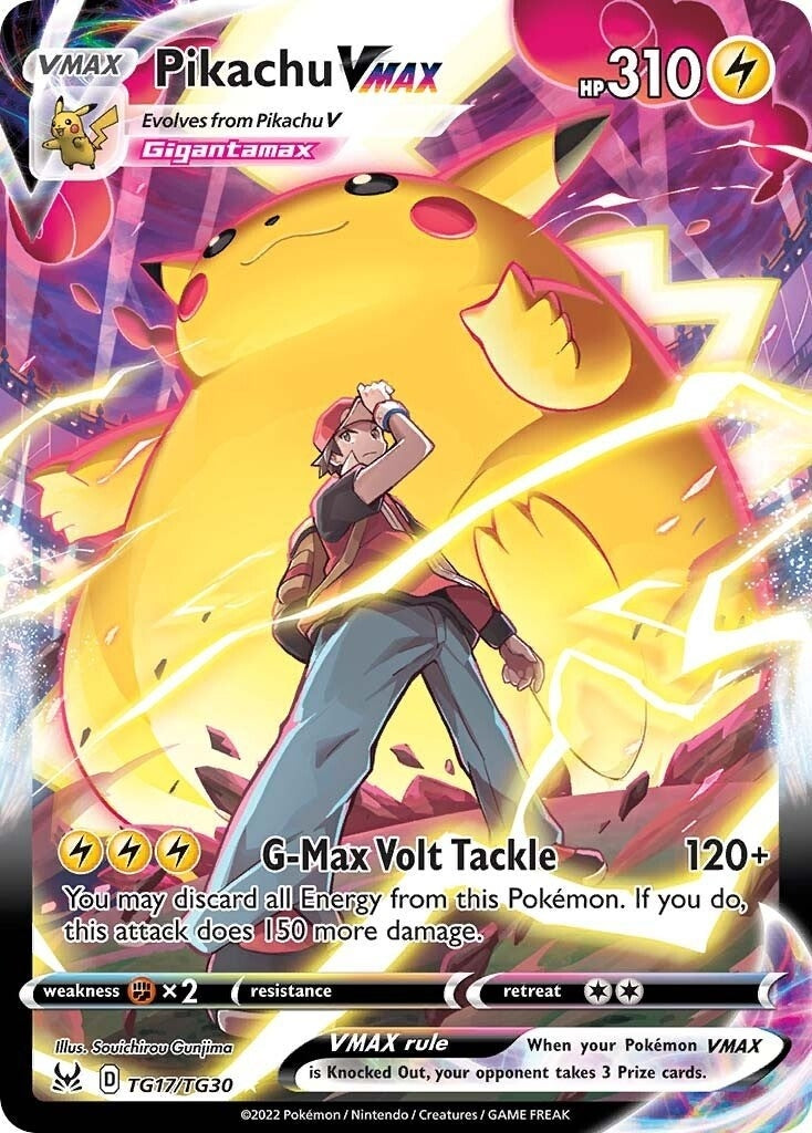 Image for Pikachu VMAX (TG17/TG30) [SWSH11: Lost Origin Trainer Gallery] - Pokemon