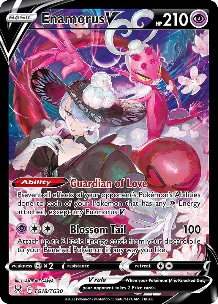 Image for Enamorus V (TG18/TG30) [SWSH11: Lost Origin Trainer Gallery] - Pokemon