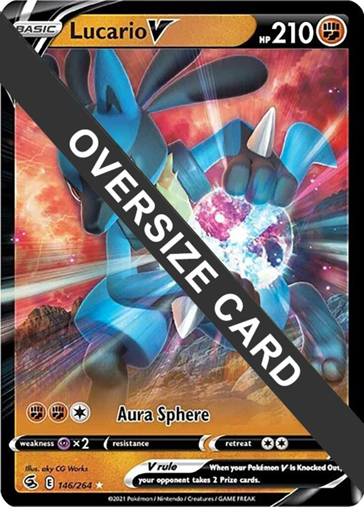 Image for Lucario V (146/264) [Jumbo Cards] - Pokemon