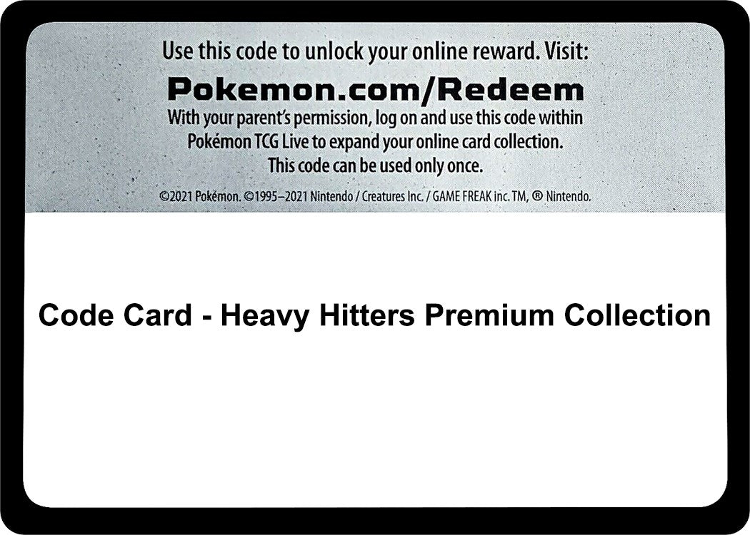 Image for Code Card - Heavy Hitters Premium Collection [SWSH10: Astral Radiance] - Pokemon