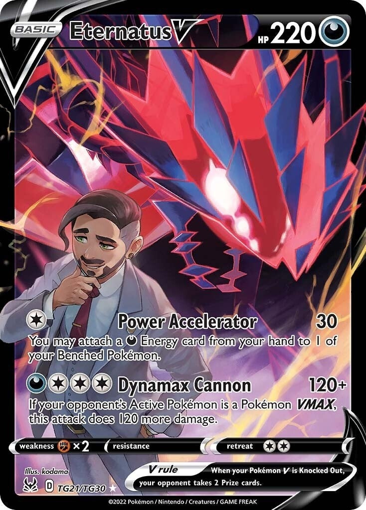 Image for Eternatus V (TG21/TG30) [SWSH11: Lost Origin Trainer Gallery] - Pokemon