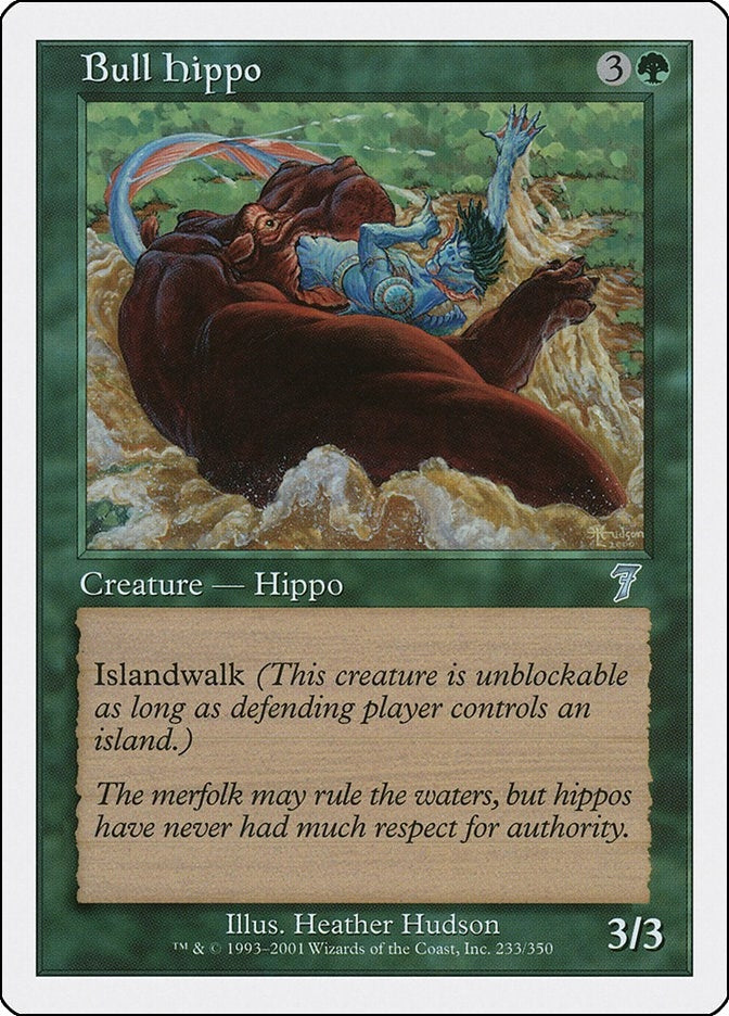 Image for Bull Hippo (233) [7th Edition] - Magic: The Gathering