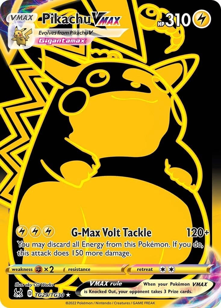 Image for Pikachu VMAX (Secret) (TG29/TG30) [SWSH11: Lost Origin Trainer Gallery] - Pokemon