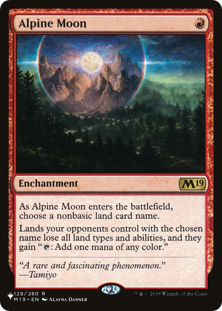 Image for Alpine Moon (128/280) [The List Reprints] - Magic: The Gathering