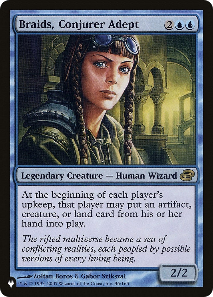 Image for Braids, Conjurer Adept (36/165) [The List Reprints] - Magic: The Gathering