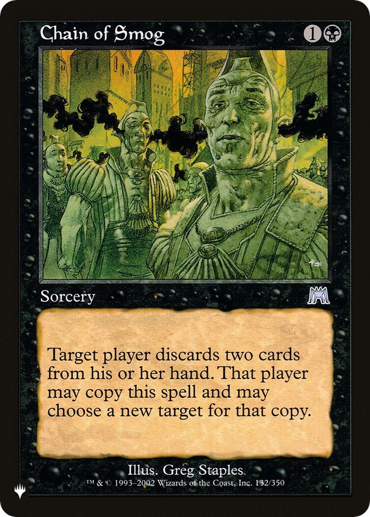 Image for Chain of Smog (132/350) [The List Reprints] - Magic: The Gathering