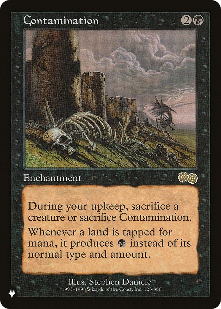 Image for Contamination (123/350) [The List Reprints] - Magic: The Gathering