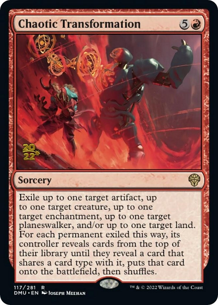 Image for Chaotic Transformation (117) [Prerelease Cards] - Magic: The Gathering