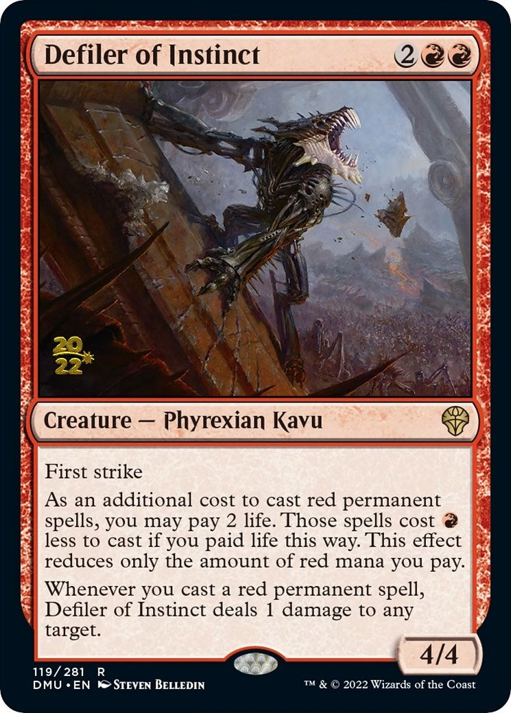 Image for Defiler of Instinct (119) [Prerelease Cards] - Magic: The Gathering