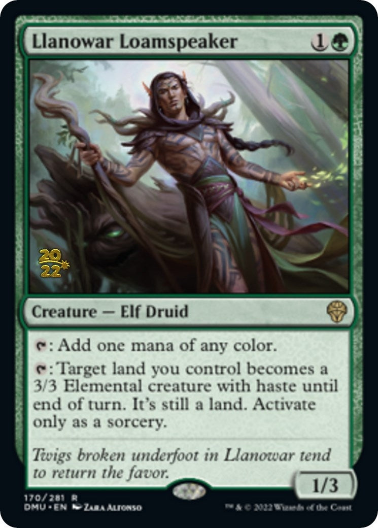 Image for Llanowar Loamspeaker (170) [Prerelease Cards] - Magic: The Gathering