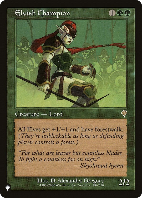 Image for Elvish Champion (186/350) [The List Reprints] - Magic: The Gathering