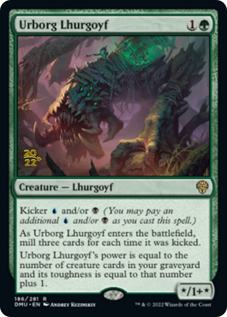 Image for Urborg Lhurgoyf (186) [Prerelease Cards] - Magic: The Gathering