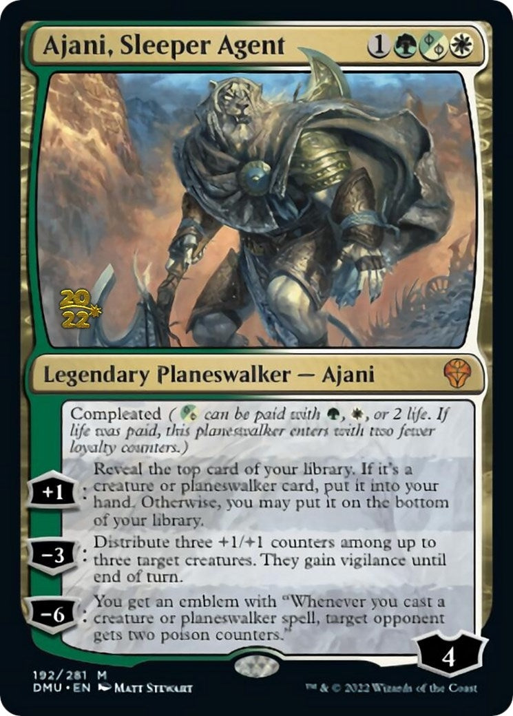 Image for Ajani, Sleeper Agent (192) [Prerelease Cards] - Magic: The Gathering