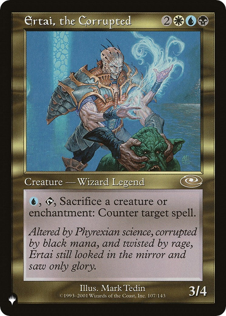 Image for Ertai, the Corrupted (107/143) [The List Reprints] - Magic: The Gathering