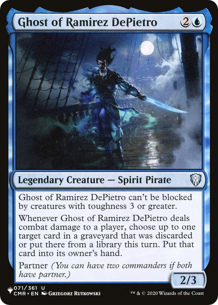 Image for Ghost of Ramirez DePietro (071/361) [The List Reprints] - Magic: The Gathering