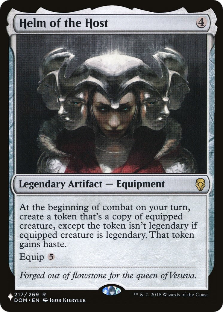 Image for Helm of the Host (217/269) [The List Reprints] - Magic: The Gathering