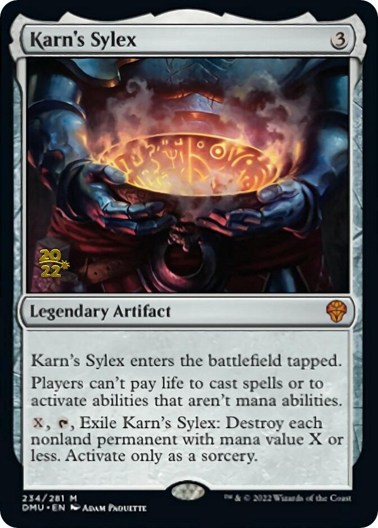Image for Karn's Sylex (234) [Prerelease Cards] - Magic: The Gathering