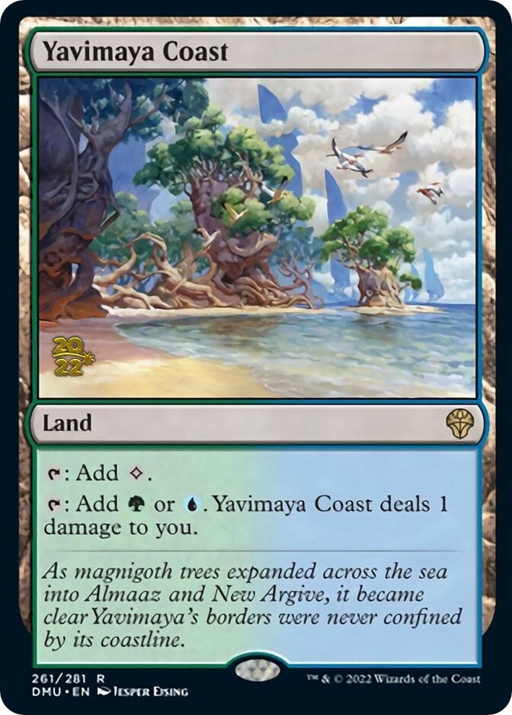 Image for Yavimaya Coast (261) [Prerelease Cards] - Magic: The Gathering