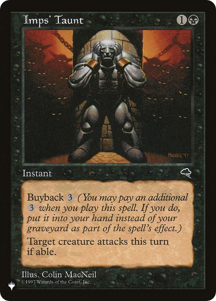 Image for Imps' Taunt [The List Reprints] - Magic: The Gathering