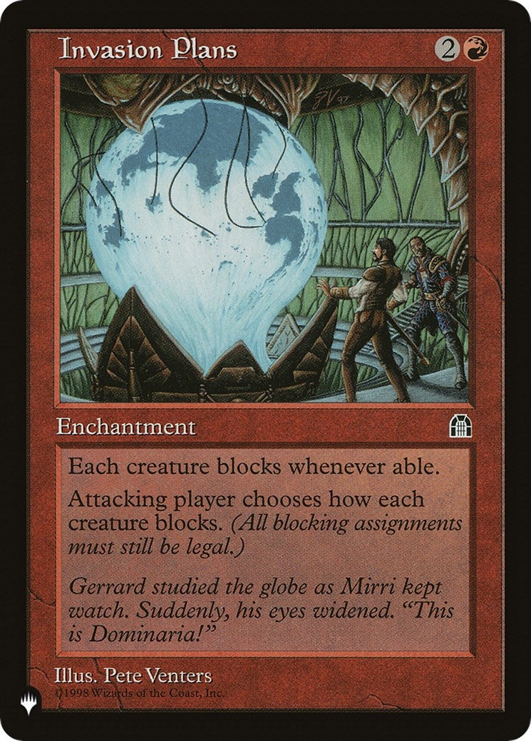 Image for Invasion Plans [The List Reprints] - Magic: The Gathering